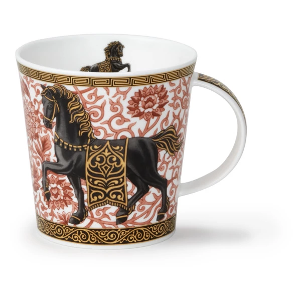 Кружка Dunoon Лошадь Кернгорм 480 мл, фарфор костяной