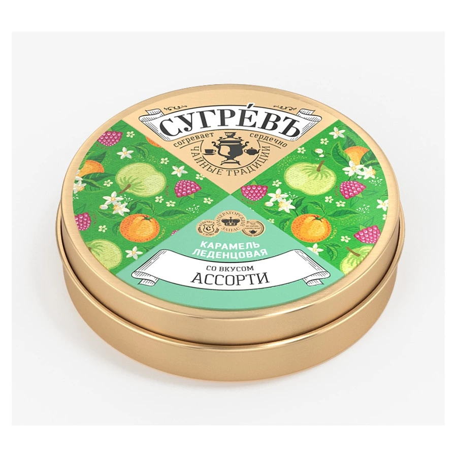 Леденцы монпансье СУГРЕВЪ 50 г, в ассортименте