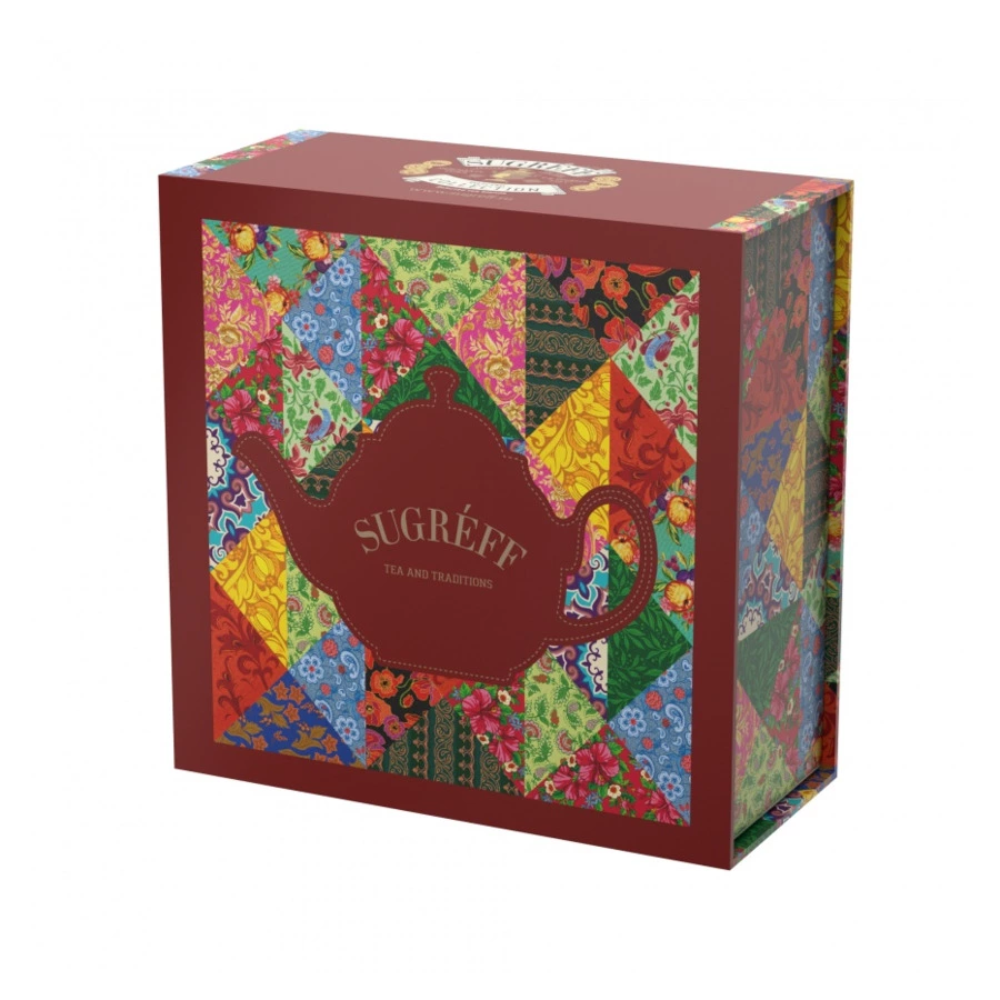 Набор чая листового СУГРЕВЪ Народы России 100 г, 4 шт