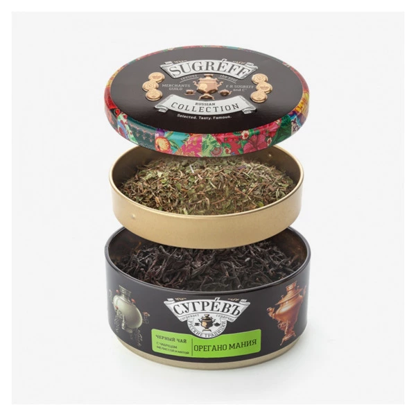 Набор чая листового с чабрецом и душицей СУГРЕВЪ Ореганомания 110 г