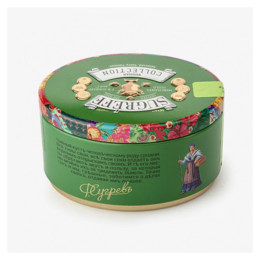 Чай зеленый листовой с цветами жасмина СУГРЕВЪ МиниЖасмини 110 г