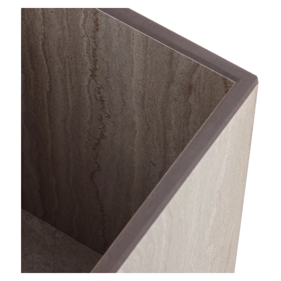 Подставка для кухонной утвари ComposeEat Fashion 12х12х17см, композит, травертин капучино