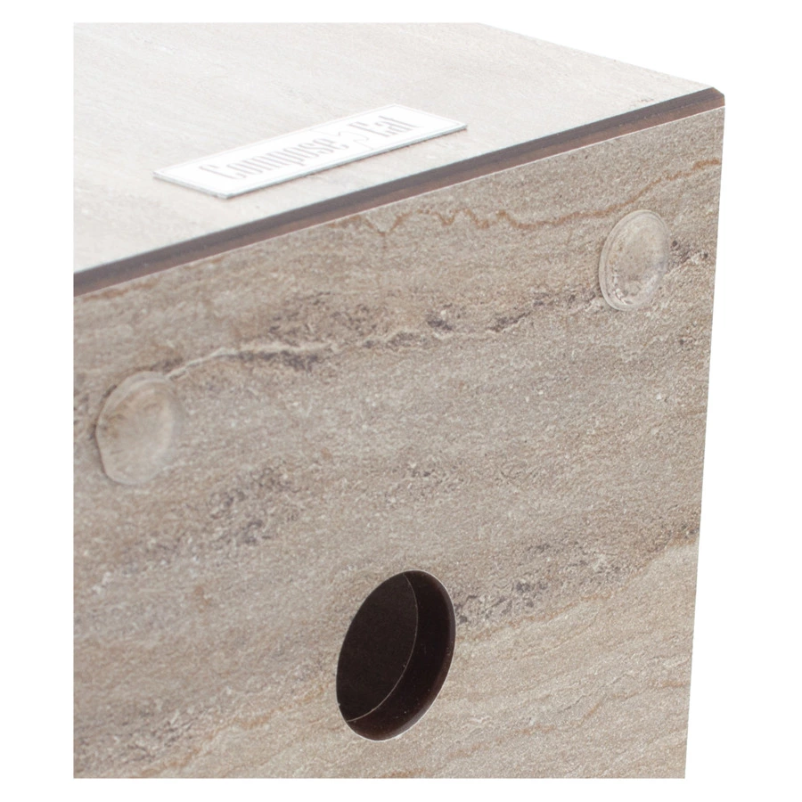 Подставка для кухонной утвари ComposeEat Fashion 12х12х17см, композит, травертин капучино