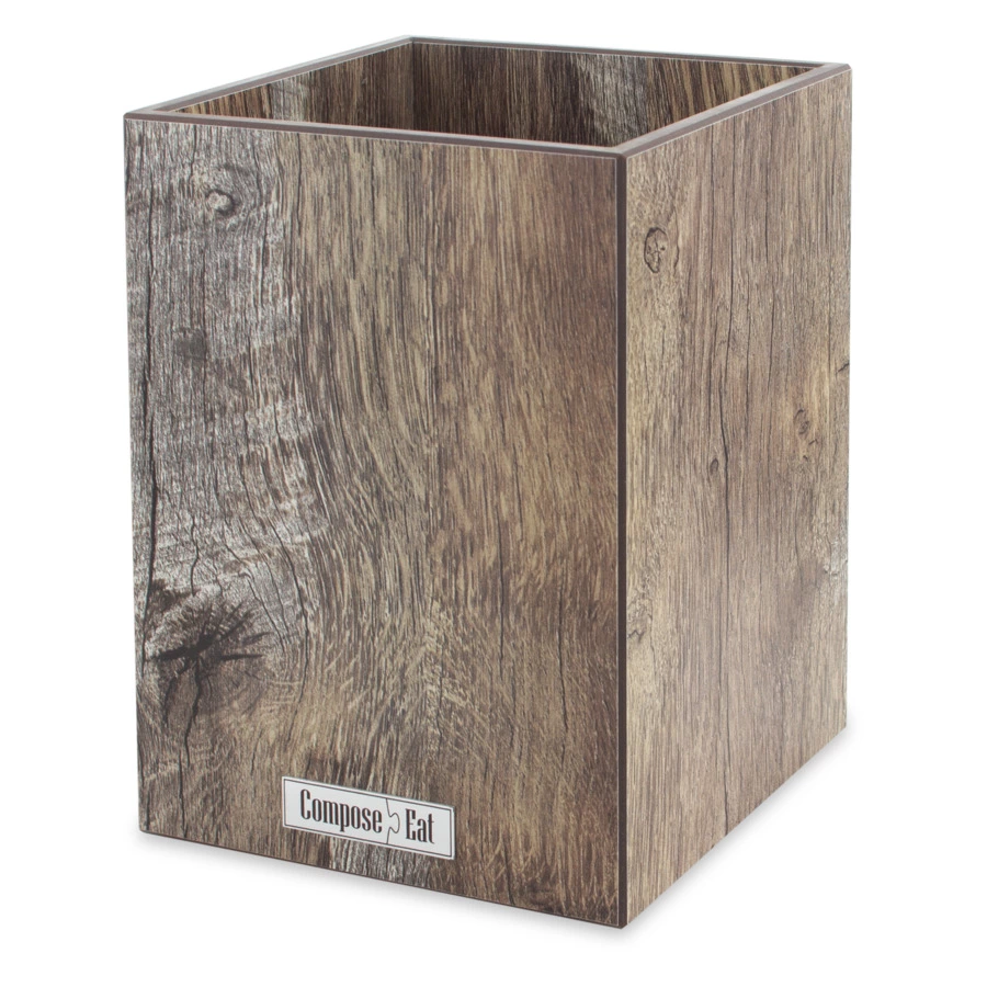 Подставка для кухонной утвари ComposeEat Fashion 12х12х17см, композит, дуб мореный