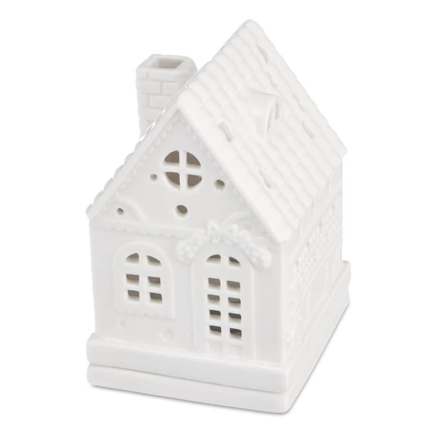Подсвечник-Домик для чайной свечи Decor de table 9х10х13,5 см, фарфор