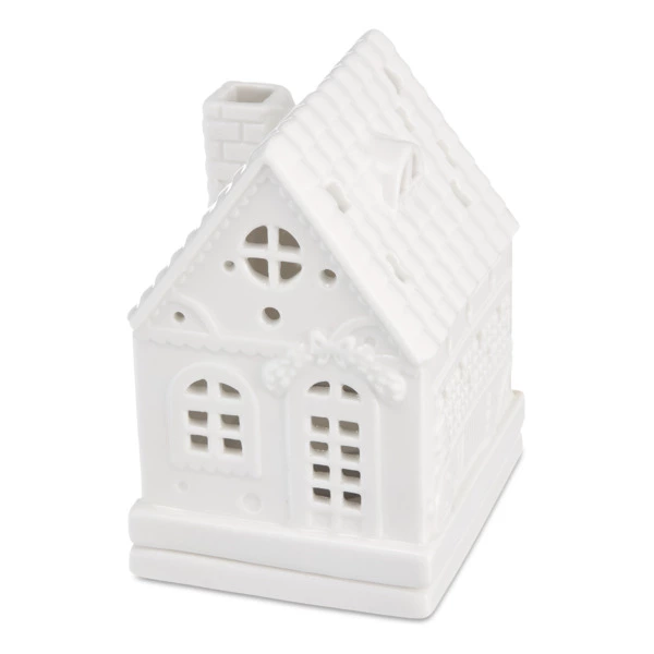 Подсвечник-Домик для чайной свечи Decor de table 9х10х13,5 см, фарфор