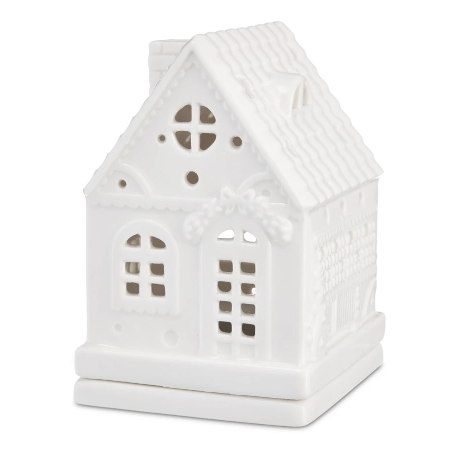 Подсвечник-Домик для чайной свечи Decor de table 9х10х13,5 см, фарфор