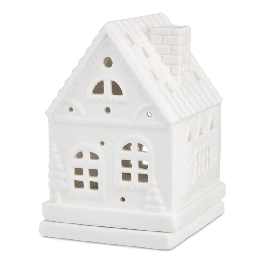 Подсвечник-Домик для чайной свечи Decor de table 9х10х13,5 см, фарфор