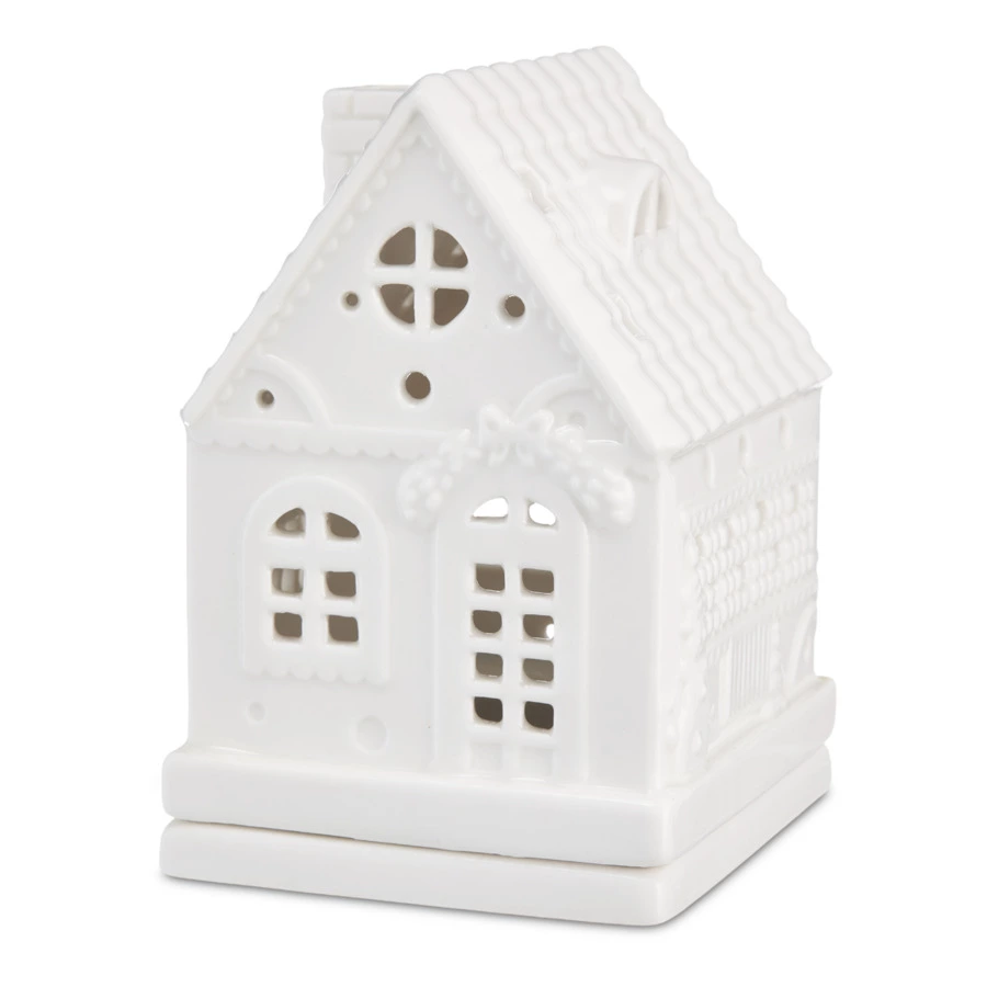 Подсвечник-Домик для чайной свечи Decor de table 9х10х13,5 см, фарфор