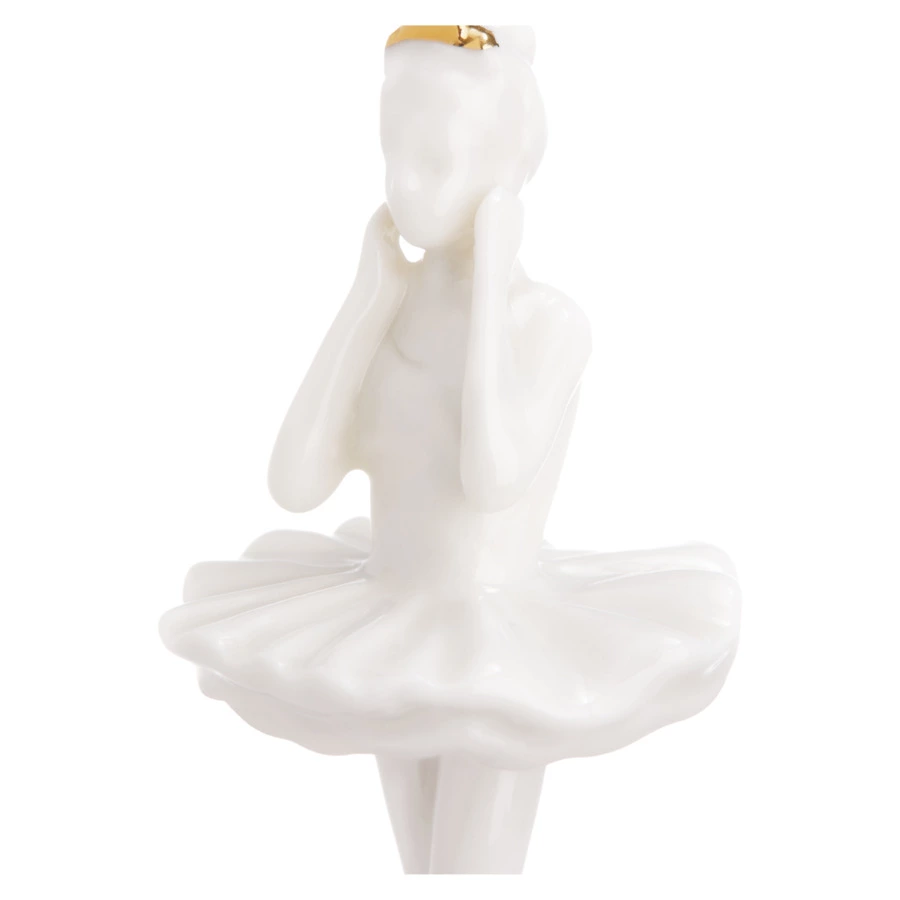 Елочное украшение Decor de table Балерина 3,6х3х8,5 см , фарфор