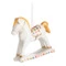 Елочное украшение Decor de table Лошадка, оранжевая грива 8х2,5х8 см, фарфор
