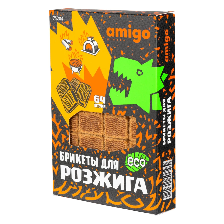 Брикеты для розжига Amigo 64 шт, 75204