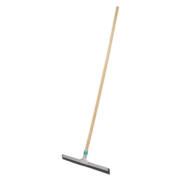 Водосгон для пола Klintek 40 см, черенок дерево 120 см,, оранжевый, 57018