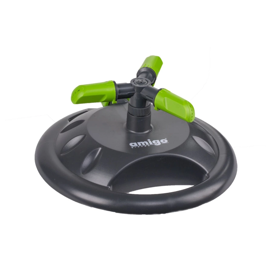 Дождеватель вращающийся круговой Amigo площадь полива 113 м2, пластик, 79013