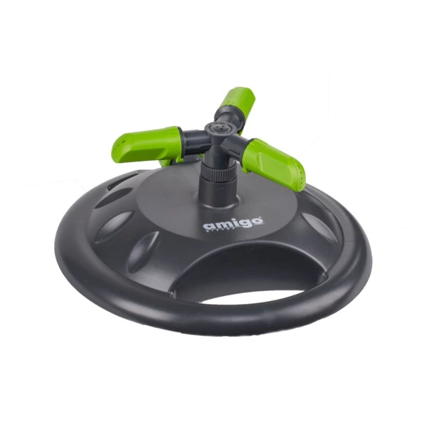 Дождеватель вращающийся круговой Amigo площадь полива 113 м2, пластик, 79013