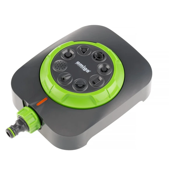 Дождеватель 8 режимов полива Amigo до 100 м2, пластик, 79629