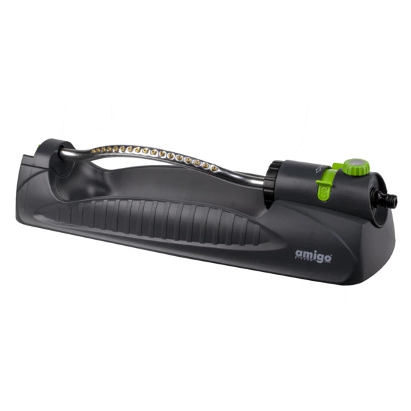 Дождеватель поворотный осциллирующий Amigo 17 латунных форсунок,  ABS пластик, 79055