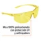 Очки защитные ультралегкие Truper желтые, 15295