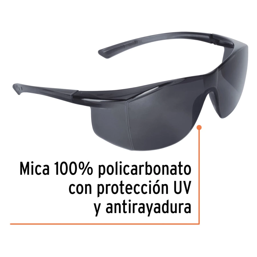 Очки защитные ультралегкие Truper дымчатые 15290