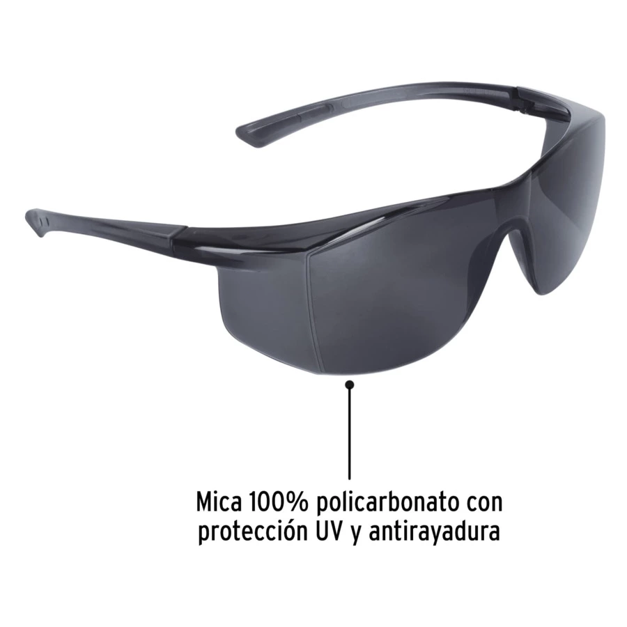 Очки защитные ультралегкие Truper дымчатые 15290