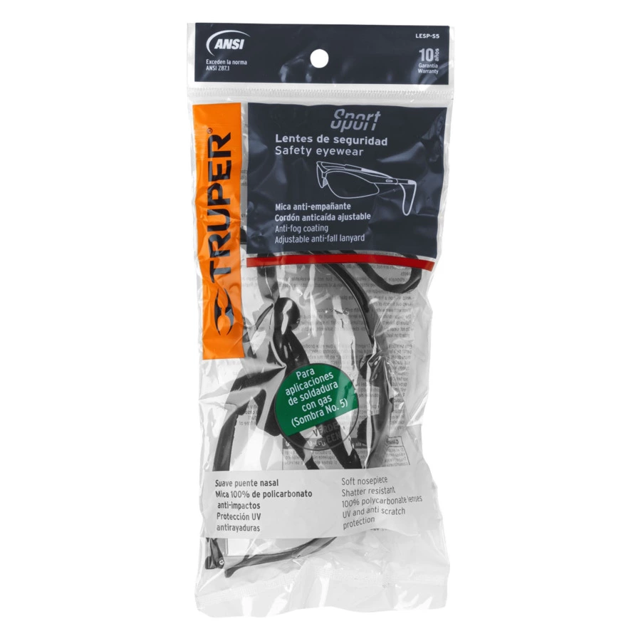 Очки защитные Truper Sport на ремне, зеленые, 15178