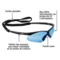 Очки защитные Truper Sport на ремне, голубые, 15176