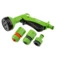 Комплект для полива для шланга 1/2" Amigo разбрызгиватель и 3 адаптера, пластик, зеленый, 79234