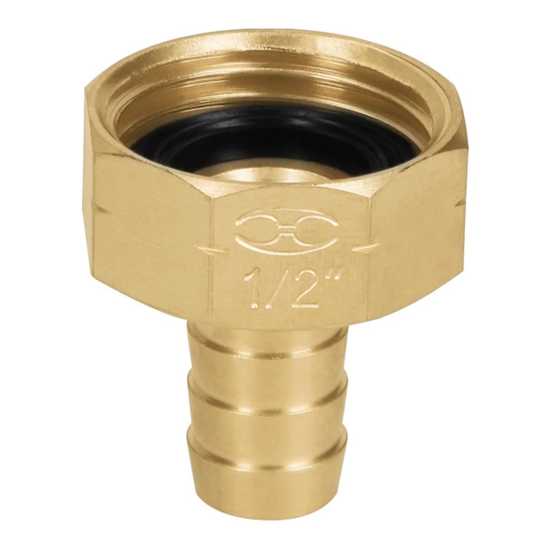 Коннектор с внутренней резьбой для шланга 1/2" Truper, латунь, 12700