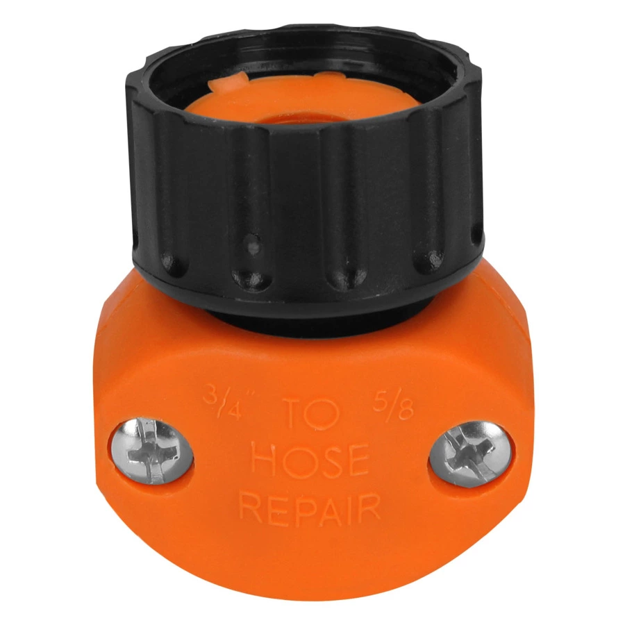 Коннектор с внутренней резьбой для шланга 5/8"-3/4" Truper, ABS-пластик, оранжевый, 12718