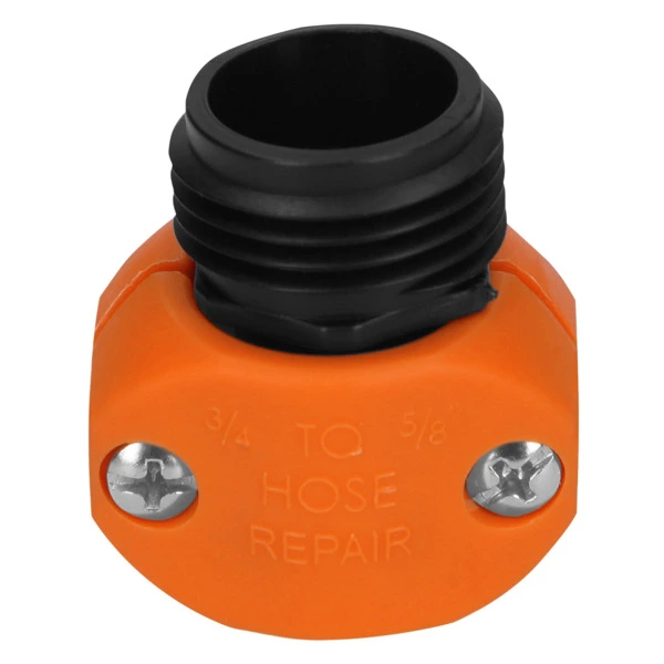 Коннектор с внешней резьбой для шланга 5/8"-3/4" Truper, ABS-пластик, оранжевый, 12716