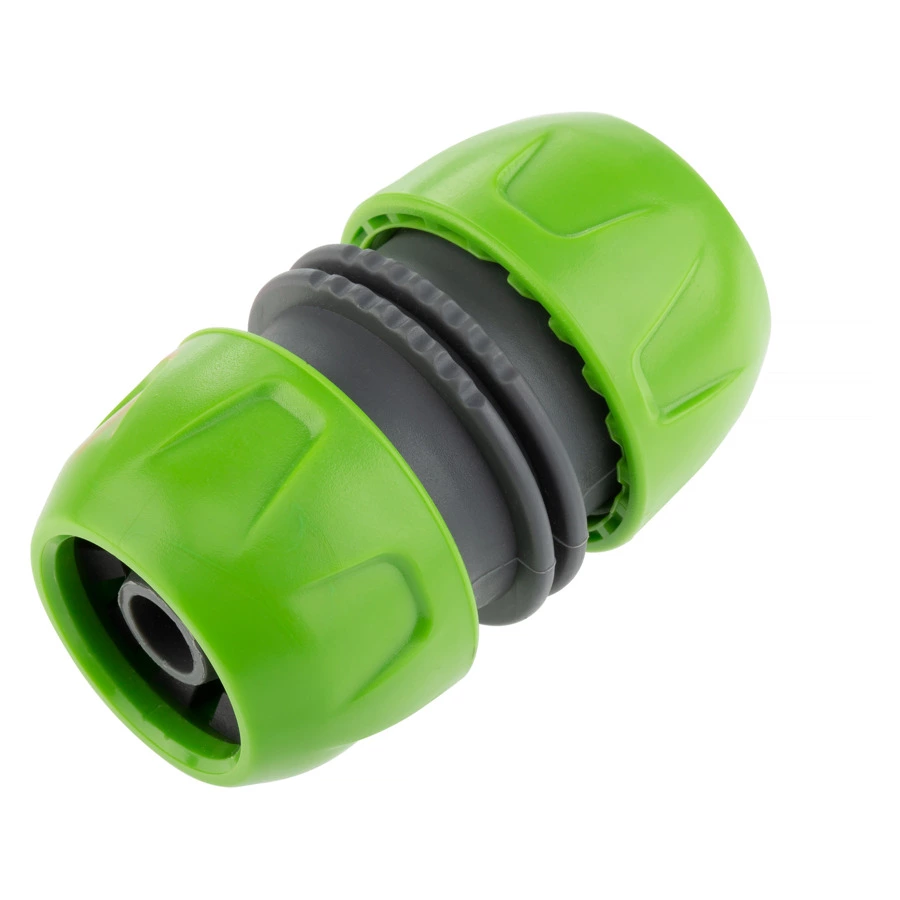 Коннектор для шланга соединительный 1/2-3/4" Amigo, пластик, зеленый, 79813
