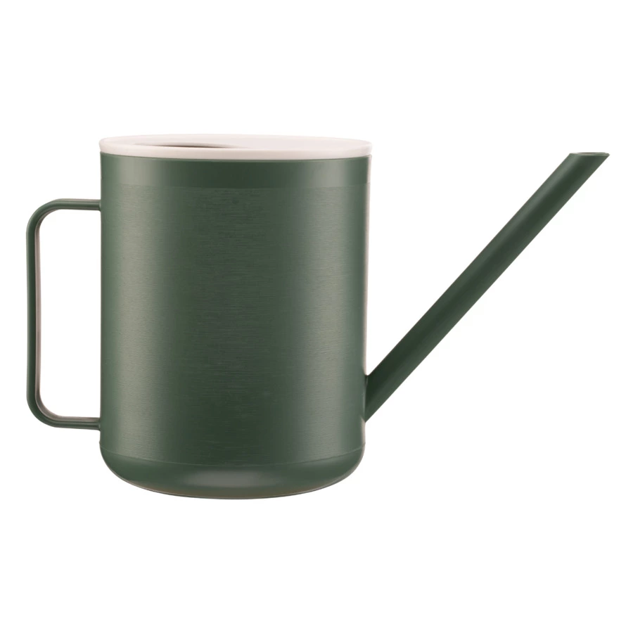 Лейка для цветов EPOCA 0,9 л, снежный лес, зеленая, пластик, 11525