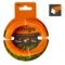 Леска для триммера Amigo Витой квадрат d1,5 мм, 15 м, оранжевая, 70804