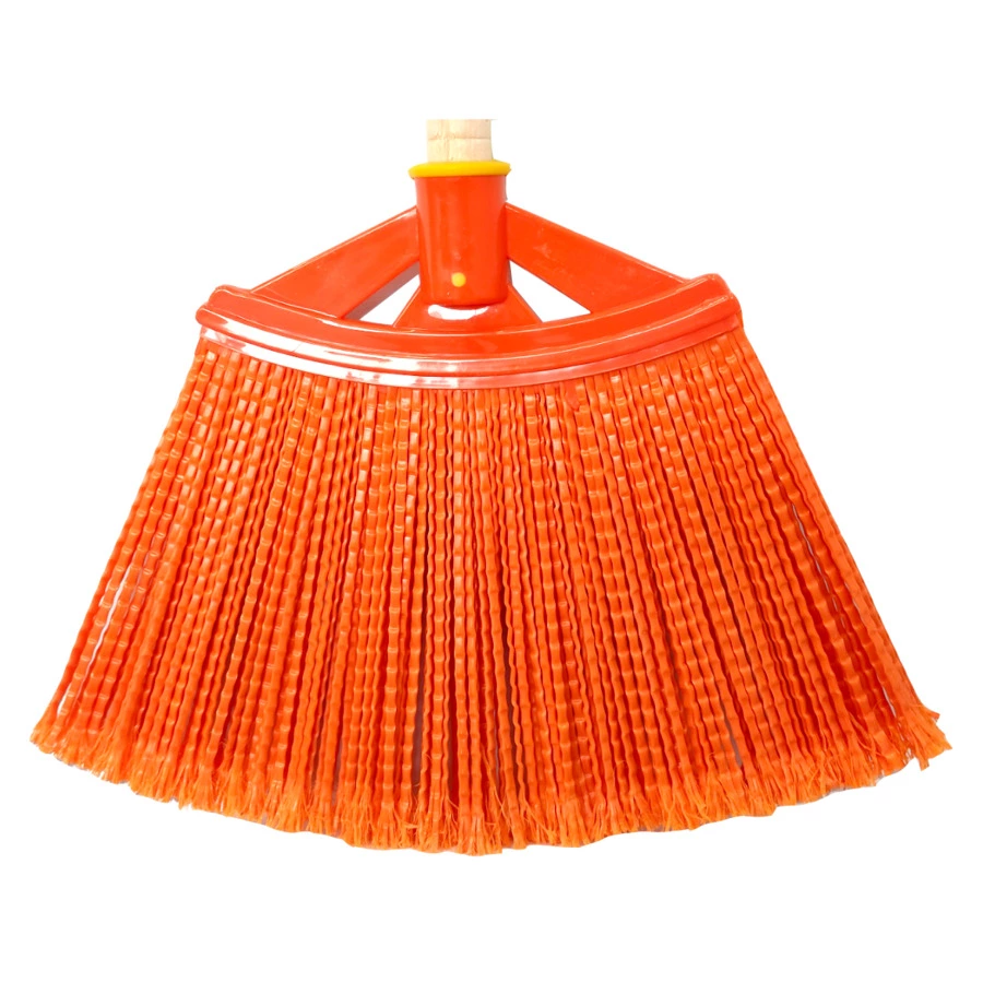 Метла плоская c деревянным черенком Amigo grande 38х20х145 см, 76002