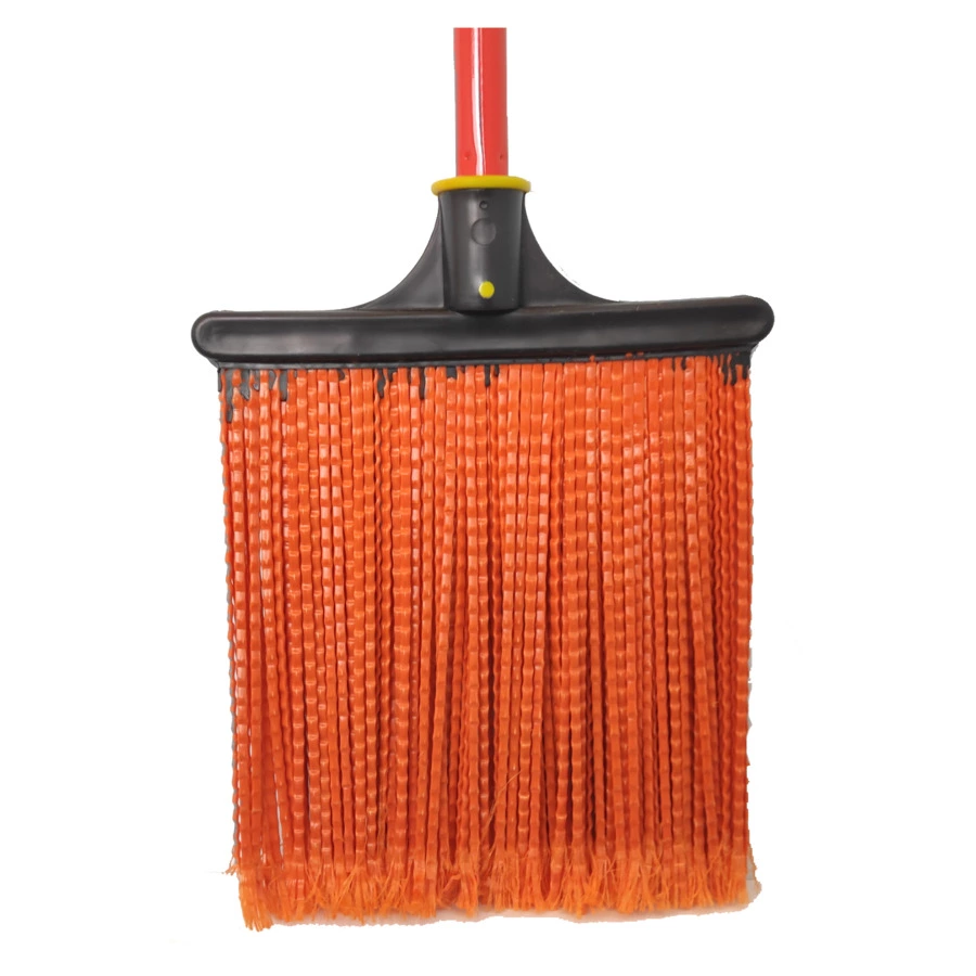 Метла плоская с черенком из дерева Amigo grande 26х25х150 см, 76001