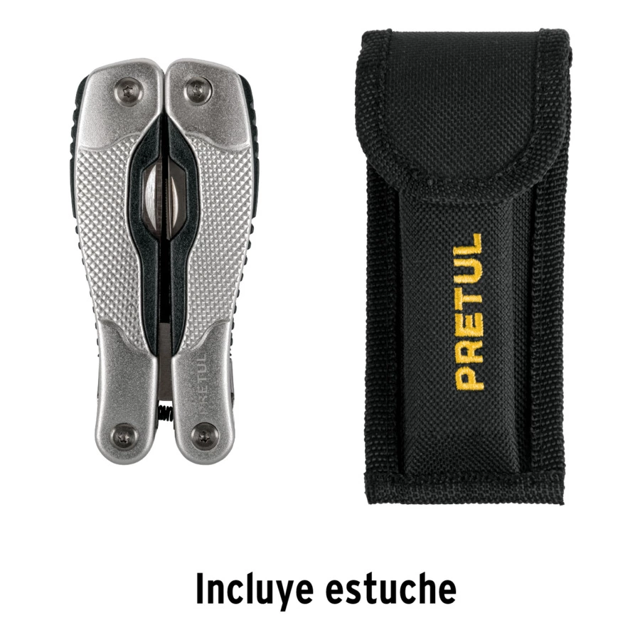 Мультиинструмент Pretul 10 функций, сталь нержавеющая, 24106