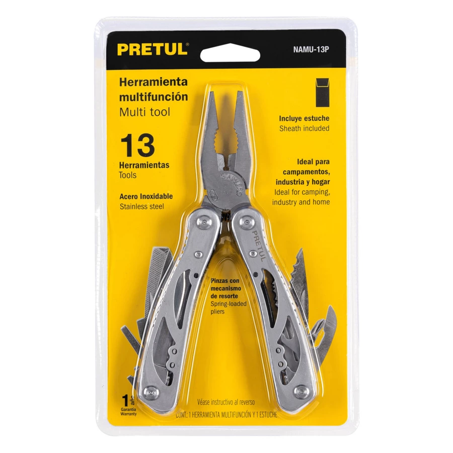 Мультиинструмент Pretul 13 функций, сталь нержавеющая, 24105