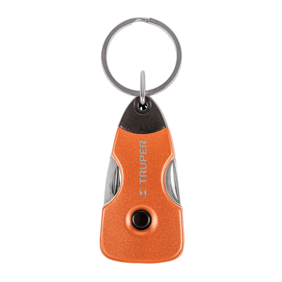 Мультиинструмент мини Truper с фонариком, 69 функций, 13336