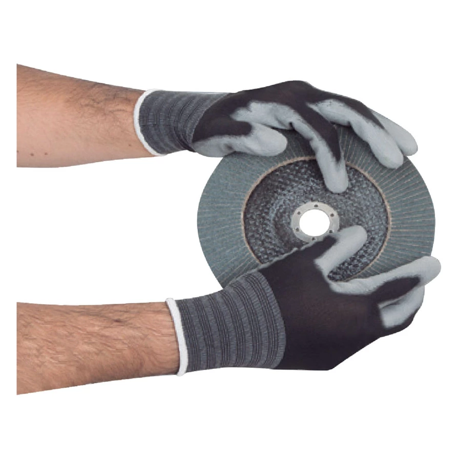 Перчатки защитные нейлоновые с полиуретановым покрытием, размер S  Truper 13290