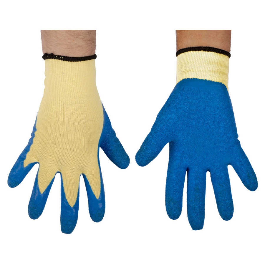 Перчатки защитные Amigo из полиэфира, покрытие латекс, размер L 73006