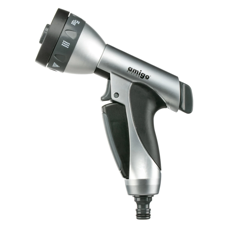 Пистолет-распылитель Amigo 7 режимов, металл, 79092