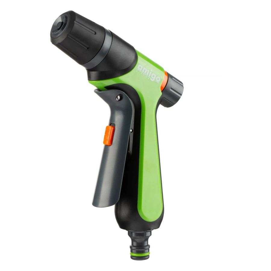 Пистолет-распылитель Amigo с регулировкой, 2 режима, пластик, 79255