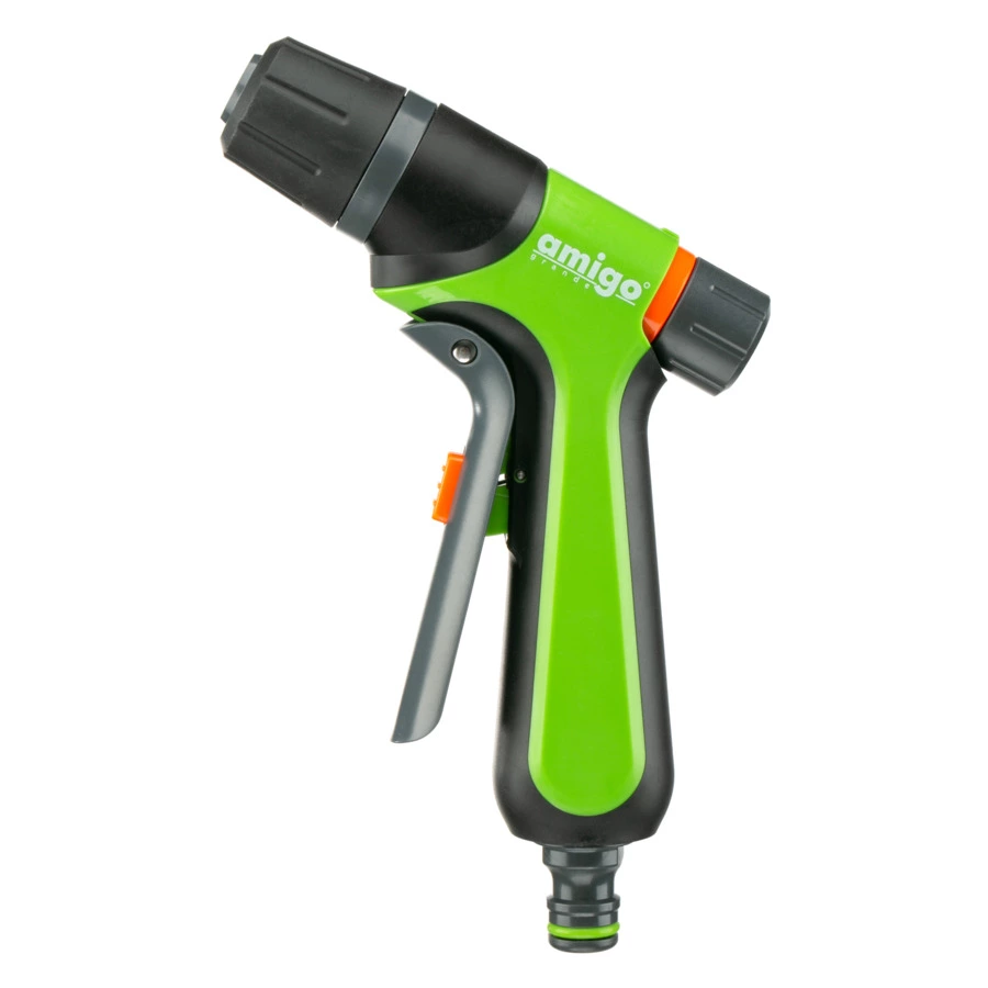Пистолет-распылитель Amigo с регулировкой, 2 режима, пластик, 79255