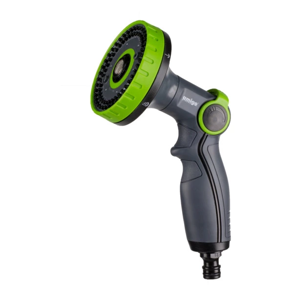 Пистолет-распылитель Amigo 6 режимов, пластик, серый, 79401