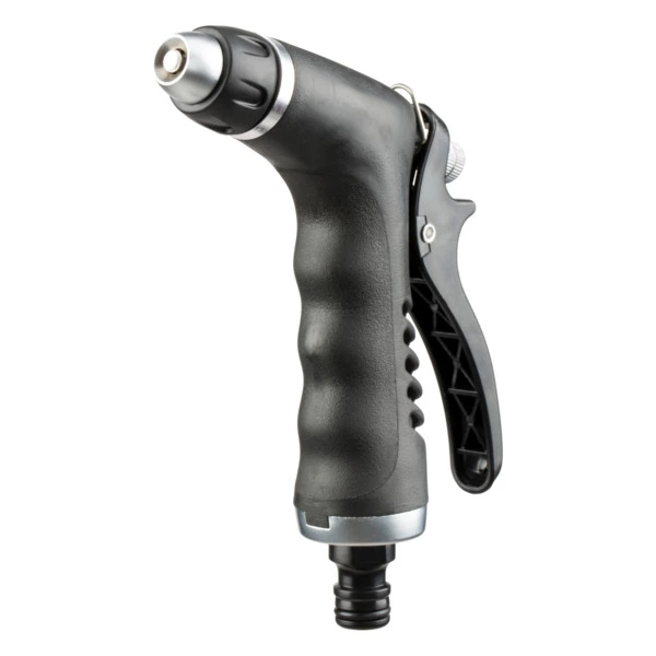 Пистолет-распылитель Amigo Hi-tech 2 режима, корпус металл, серый, 79546