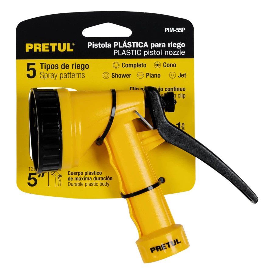 Пистолет-распылитель Pretul 22765 с коннектором в комплекте, пластик
