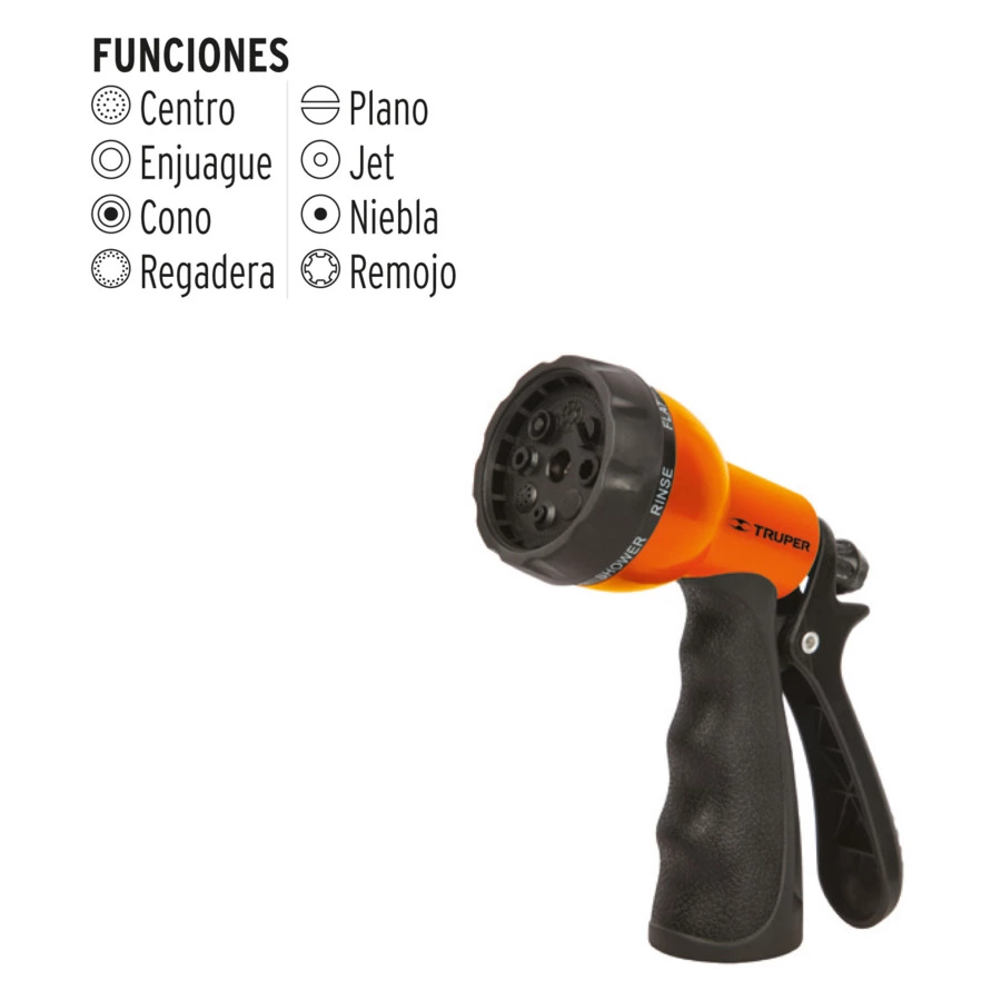 Пистолет-распылитель Pretul 22765 с коннектором в комплекте, пластик