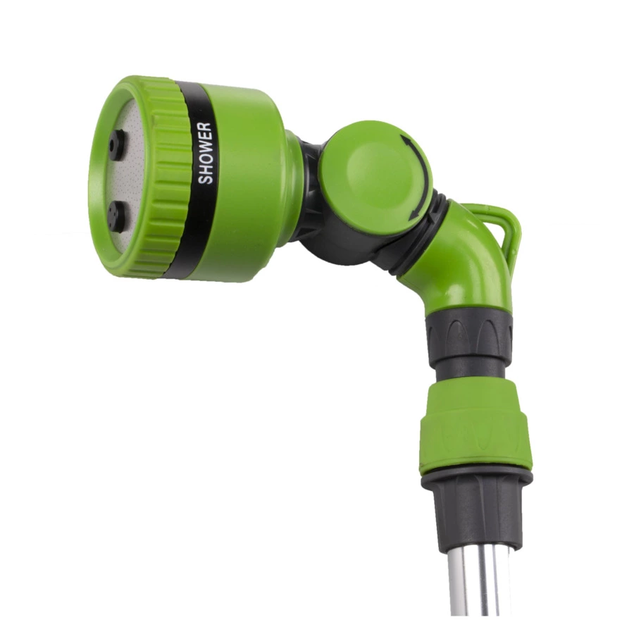 Пистолет-распылитель телескопический Amigo 3 режима, штанга 95-140 см, пластик, зеленый, 79339