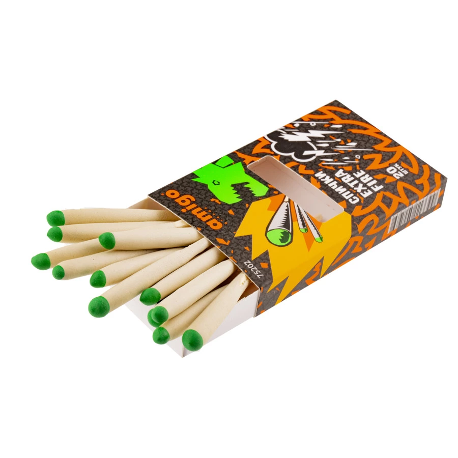 Спички охотничьи Amigo grande Extra Fire 84 мм, 30 шт, 75202