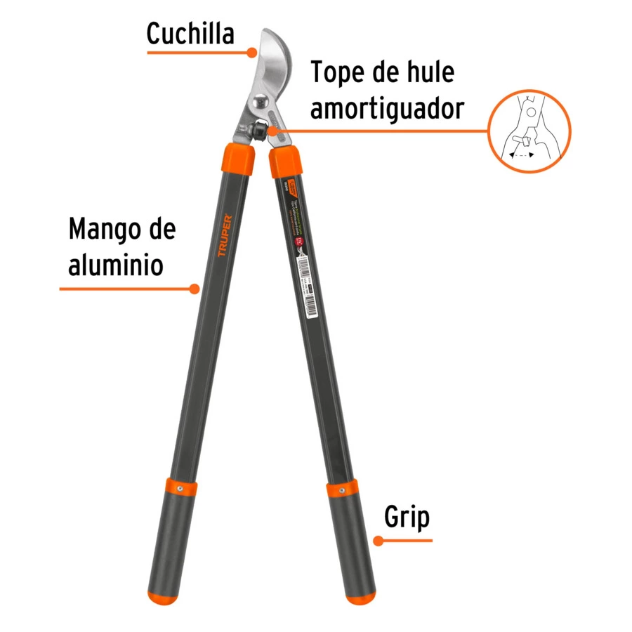 Сучкорез By-pass Truper,  рез 3,8 см, длина 70 см, 18392